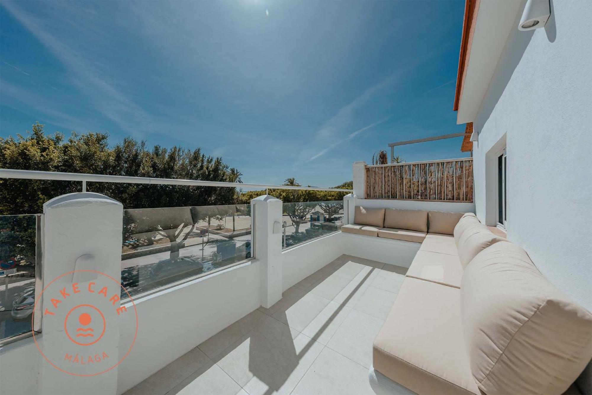 Luxury Beach House In El Palo! - Tcm Malaga Bagian luar foto